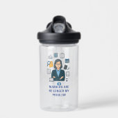 Cadeau drôle de bouteille d'eau pour comptable à l (Avant)