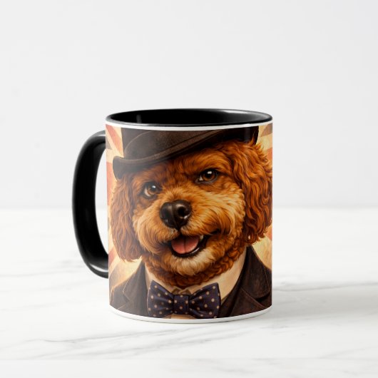 Cadeau drôle de Cockapoo pour amateur de mug (Devant gauche)
