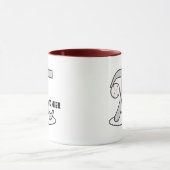 Cadeau drôle de jour de la tasse pi de thème de (Centre)