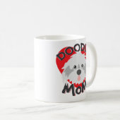 Cadeau drôle de Labradoodle de tasse de café de (Devant droit)