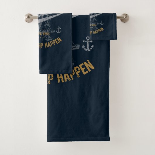 Cadeau drôle de marin, naviguant capitaine Retro (En situation)