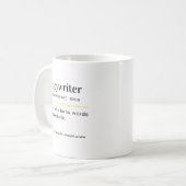 Cadeau drôle de mug pour rédacteur publicitaire (Devant gauche)