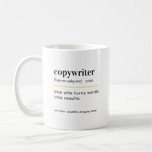 Cadeau drôle de mug pour rédacteur publicitaire