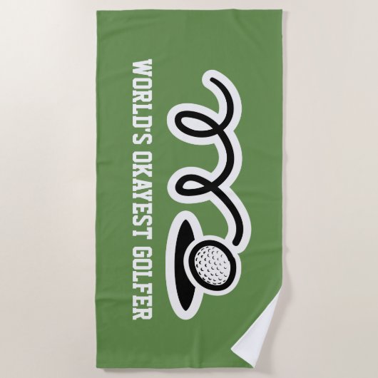 Cadeau drôle de serviette de plage pour (Devant)