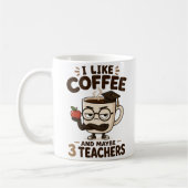 Cadeau drôle de tasse à café pour enseignant (Gauche)