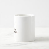 Cadeau drôle de tasse de café - c'est un dièse, (Centre)