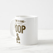 Cadeau drôle de tasse de café - heure de (Devant gauche)