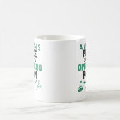 Cadeau drôle de tasse de Cofee d'obtention du (Centre)