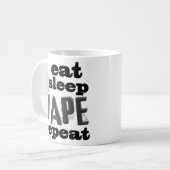 Cadeau drôle de Vapist Vape de tasse de café de (Devant gauche)