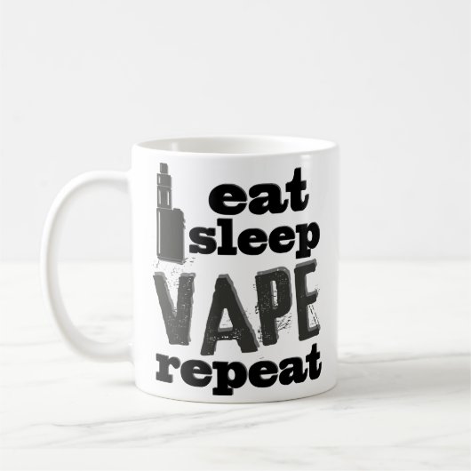 Cadeau drôle de Vapist Vape de tasse de café de (Gauche)