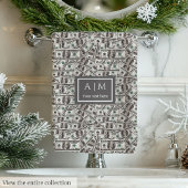 Cadeau drôle motif dollar moderne nom personnalisé