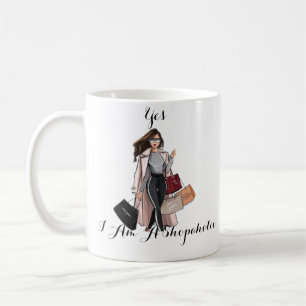Cadeau drôle pour elle, Tasse Cadeau de Shopaholic
