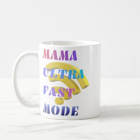 Cadeau drôle pour maman technophile - Tasse à café (Gauche)