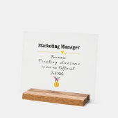 Cadeau drôle pour responsable marketing (Angle)