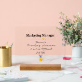 Cadeau drôle pour responsable marketing (Mariage)