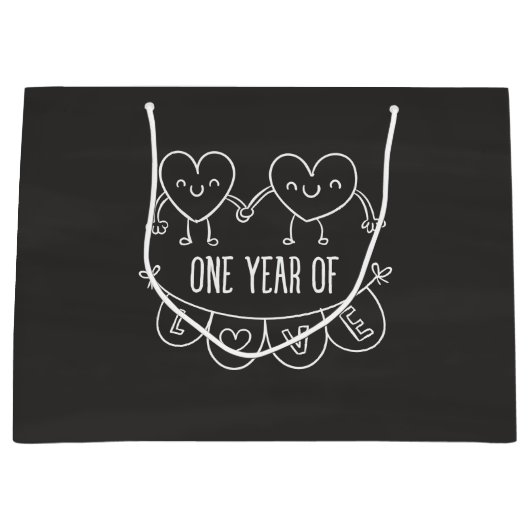 Cadeau du 1er anniversaire pour son sac cadeau Coe (Devant)