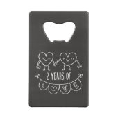 Cadeau du 2e anniversaire pour ses coeurs de calèc (Dos)