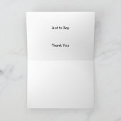 Cadeau du chat - Carte de remerciements (Intérieur)