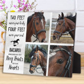 Cadeau du Cheval Photo Collage Plaque