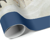 Cadeau du Magi Christmas Wrapping Papier (Coin rond)