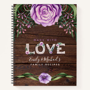 Cadeau du Mariage du journal personnalisé Rustic B