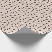 Cadeau Éclair - Papier à enveloppement beige (Coin)