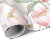 Cadeau écorce luxuriante sur fond doux Papier d'enveloppe (Coin rond)