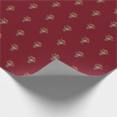 Cadeau Écouter Fille Noël Elfe Envelopper Papier (Coin)
