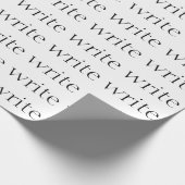 Cadeau Écrire du papier d'enrobage (Coin)