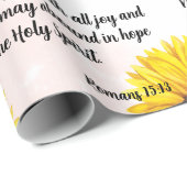 Cadeau Écriture Anniversaire Papier d'enveloppement (Coin rond)