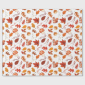 Cadeau Écureuils et papier d'enveloppement de châtaignes (Plat)