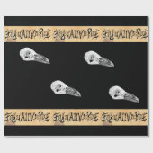 Cadeau Edgar Allan Poe Ambigram Papier d'enveloppement (Plat)