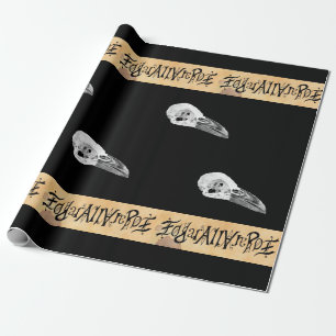 Cadeau Edgar Allan Poe Ambigram Papier d'enveloppement