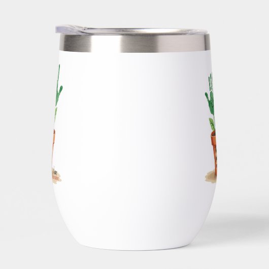 Cadeau Éditable Enseignant Avec Empreinte D'Art (Droite)