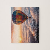 Cadeau een luchtballon ervaring! legpuzzel (Verticaal)
