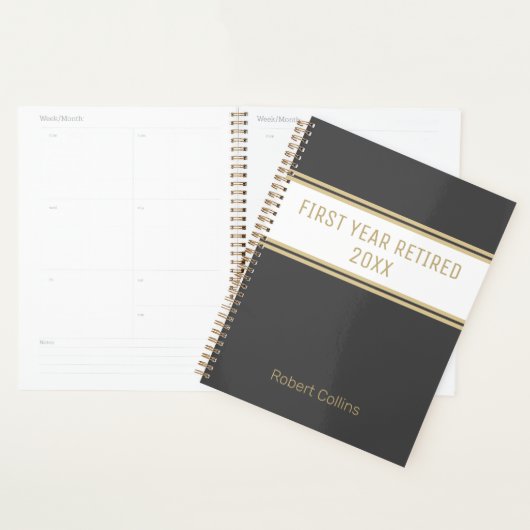 Cadeau! Eerste jaar Gepensioneerde dagelijkse Plan Planner (Display)