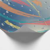 Cadeau Effet de goutte d'eau vive Papier à brosse (Coin)