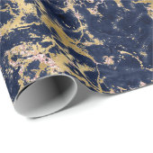 Cadeau Effet de marbre sur le papier à envelopper (Coin rond)