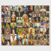 Cadeau Église catholique 33 A.D. Papier à envelopper (Plat)