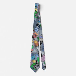 Cadeau Électricien Cravate Tropical Hawaïen