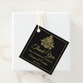 Cadeau Élégance dorée Favoriser les étiquettes (En situation)