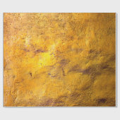 Cadeau Élégant Chic Chiny Golden Wrapper Papier (Plat)