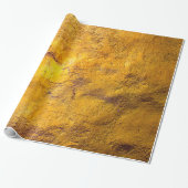 Cadeau Élégant Chic Chiny Golden Wrapper Papier (Déroulé)