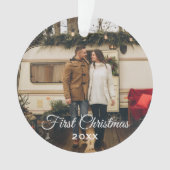 Cadeau Élégant de Premier Noël en Photo (devant)