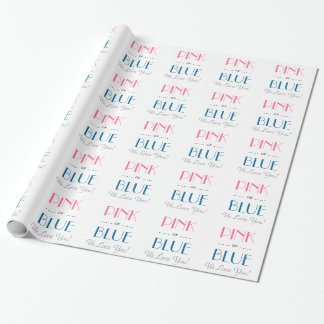 Cadeau Élégant papier d'enveloppement de révélation de ge