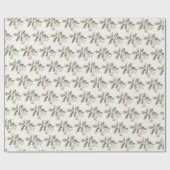 Cadeau Élégant papier d'enveloppement vert (Plat)