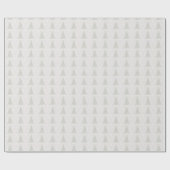 Cadeau Élégant papier enveloppant de Noël - Matte (Plat)