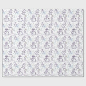 Cadeau Éléments de Noël Papier à enveloppement pour moton (Plat)