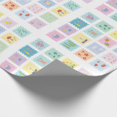 Cadeau Éléments mignons enveloppent le papier (Coin)