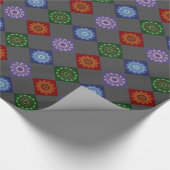 Cadeau Éléments Papier d'enveloppement Mandalas (Coin)
